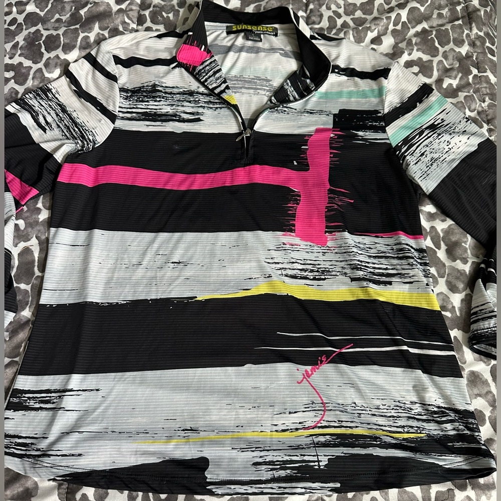 Jamie Sadock Sunsense L/S gold shirt sz LG